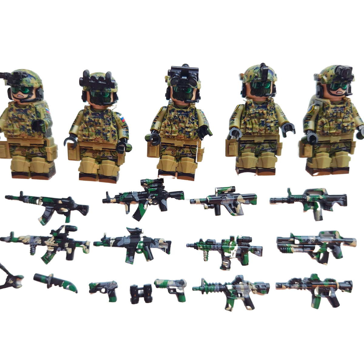 Russian Spetsnaz 5 Man Heavy Fire Team - Mil-Blox