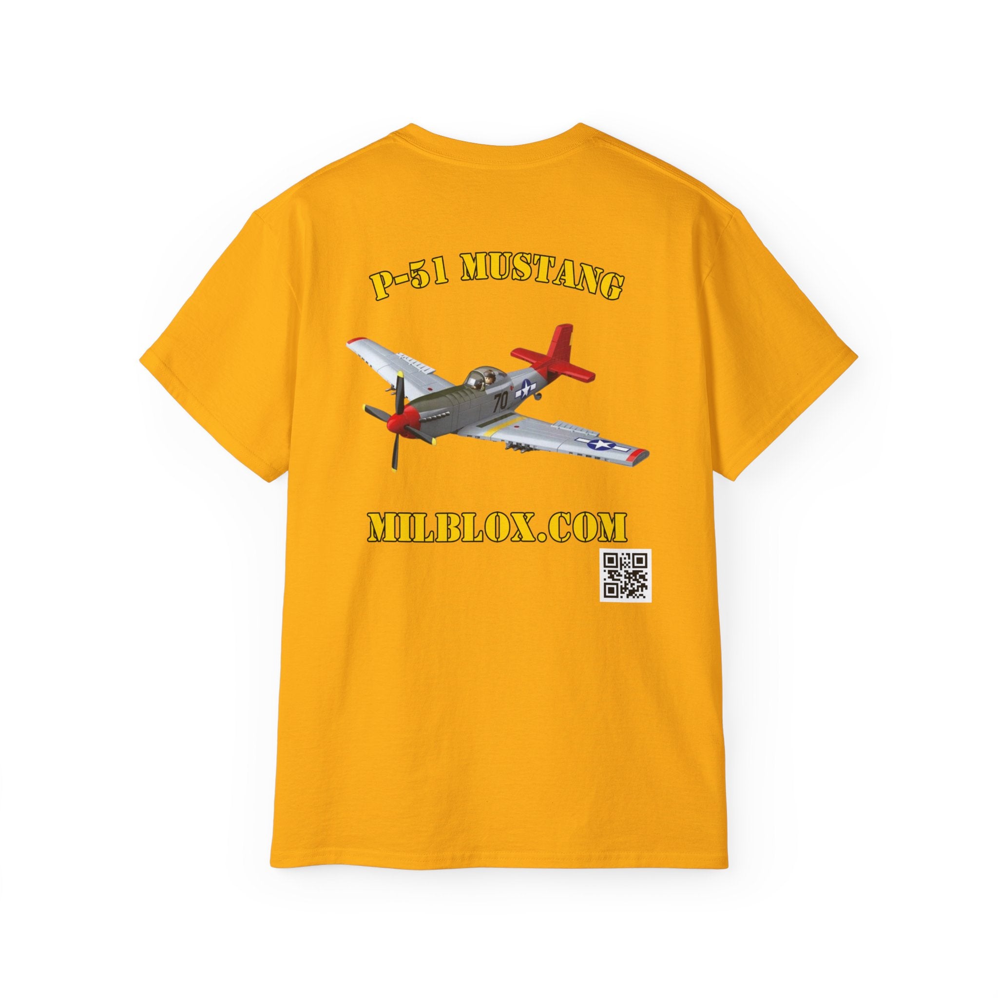 Mil-Blox - P-51 Mustang - Unisex Ultra Cotton Tee - Mil-Blox