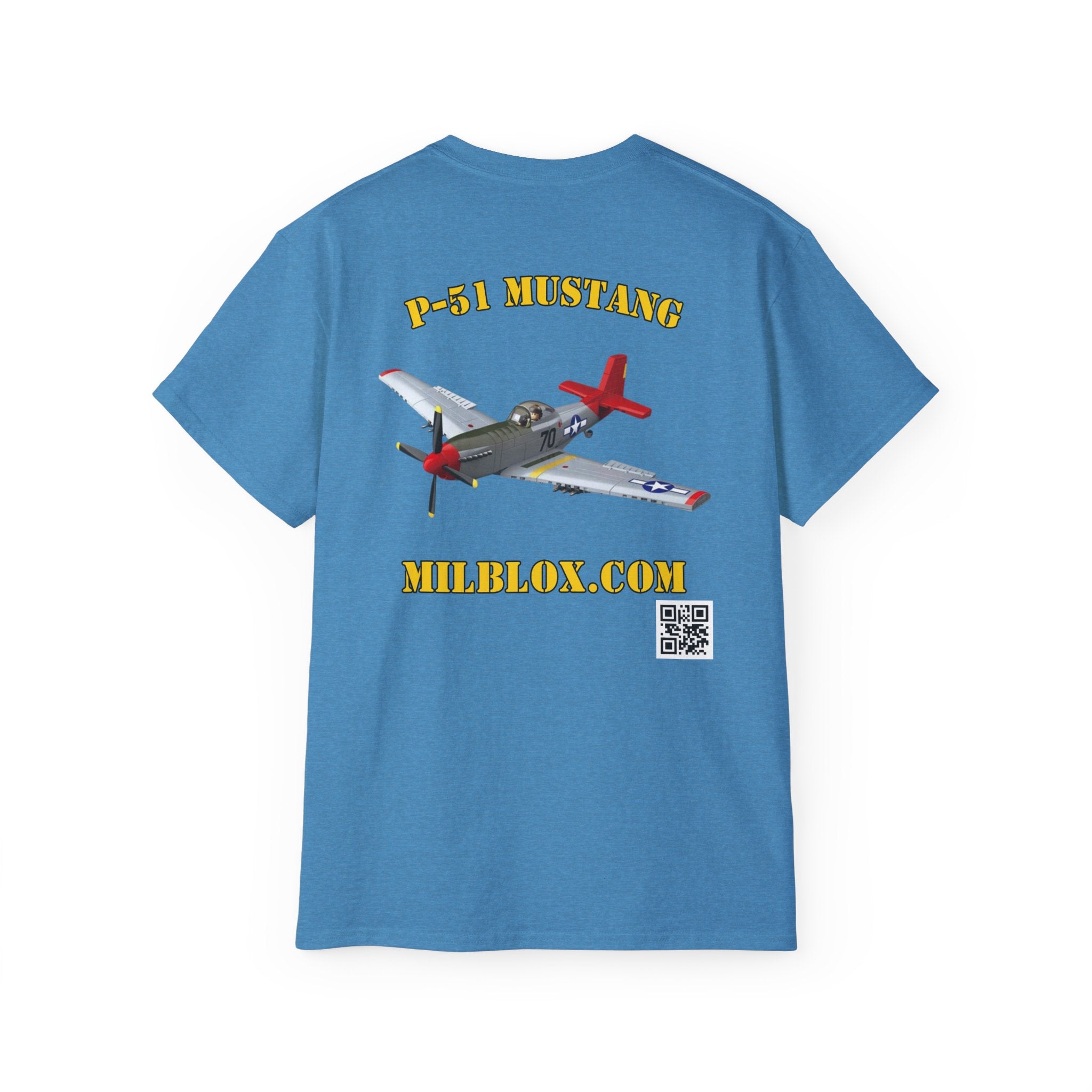 Mil-Blox - P-51 Mustang - Unisex Ultra Cotton Tee - Mil-Blox