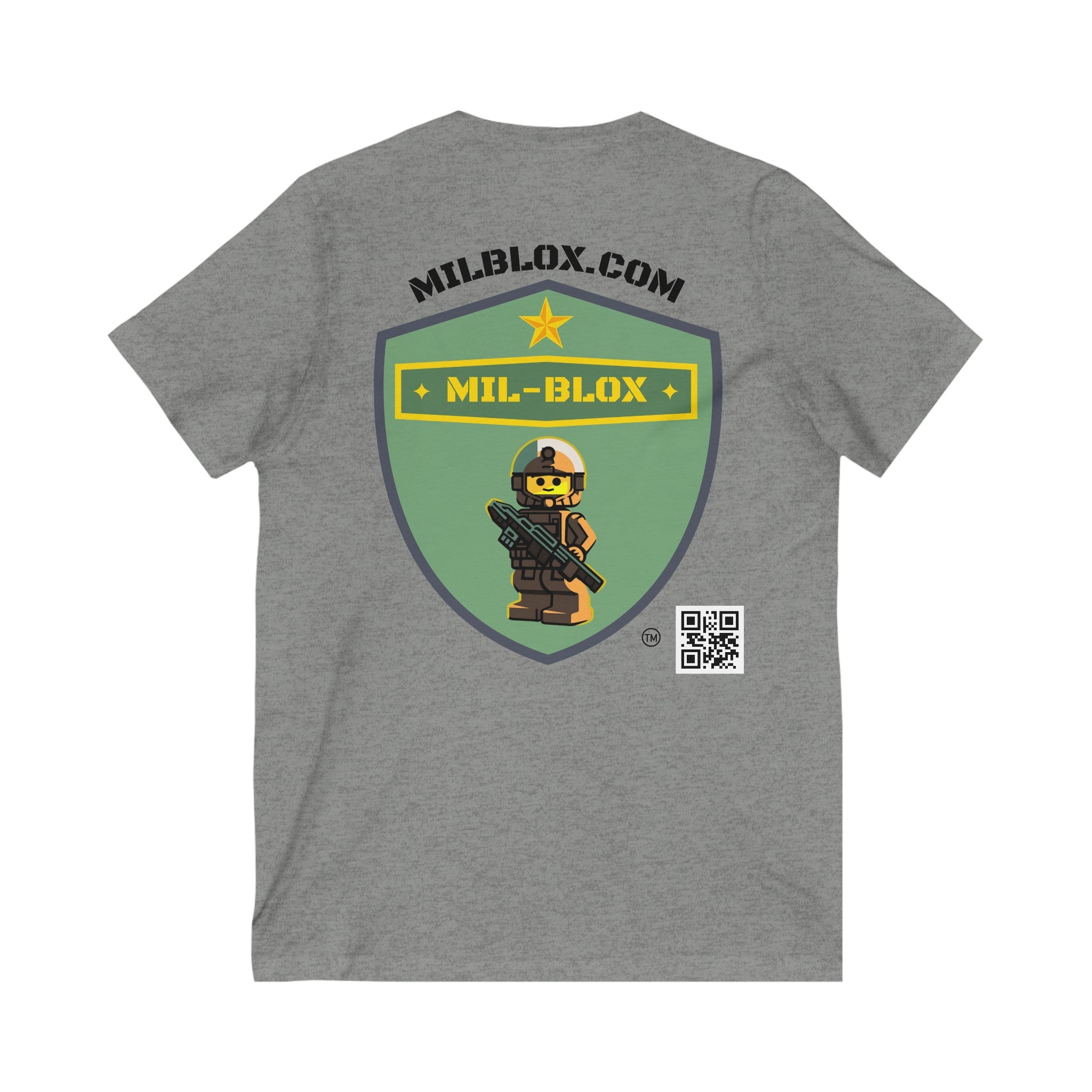 Mil-Blox - Women's V-Neck Jersey Short Sleeve - Mil-Blox