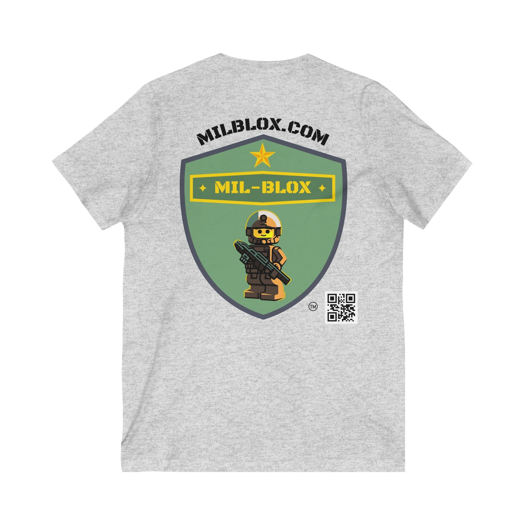 Mil-Blox - Women's V-Neck Jersey Short Sleeve - Mil-Blox