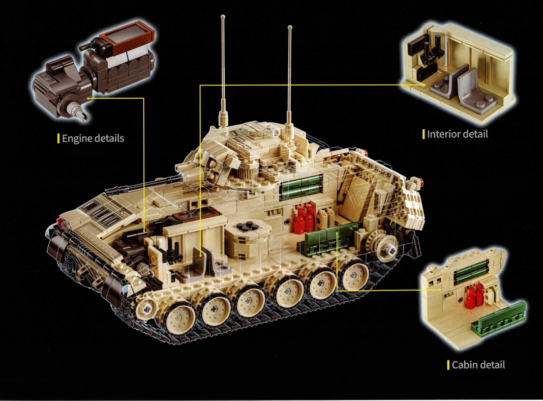 M2 Bradley Armored Personnel Carrier - Legendary Series - Mil-Blox - Mil-Blox