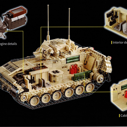 M2 Bradley Armored Personnel Carrier - Legendary Series - Mil-Blox