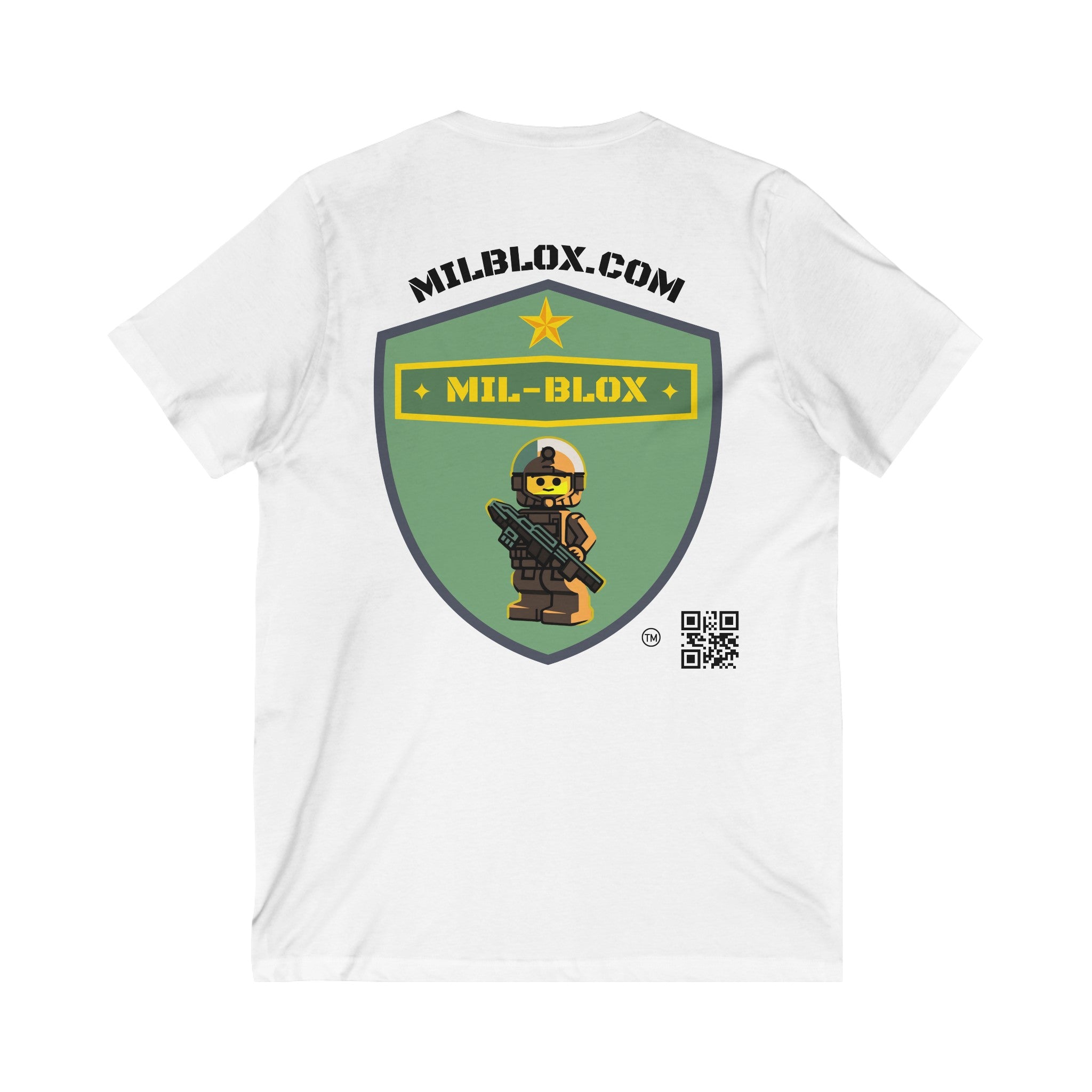 Mil-Blox - Women's V-Neck Jersey Short Sleeve - Mil-Blox