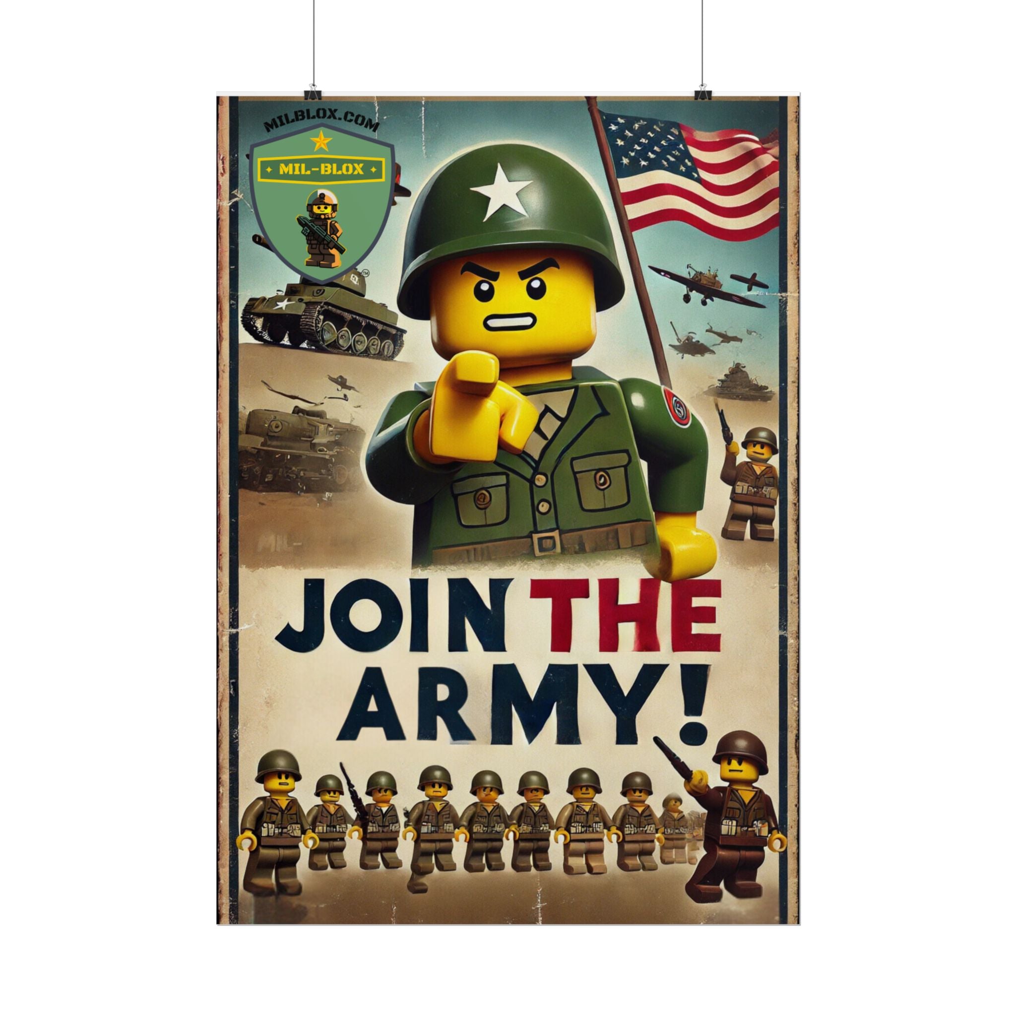 Mil-Blox WWII Join The Army Poster - Mil-Blox