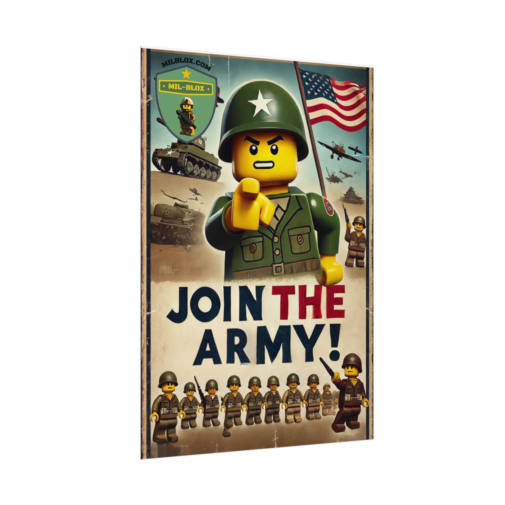 Mil-Blox WWII Join The Army Poster - Mil-Blox