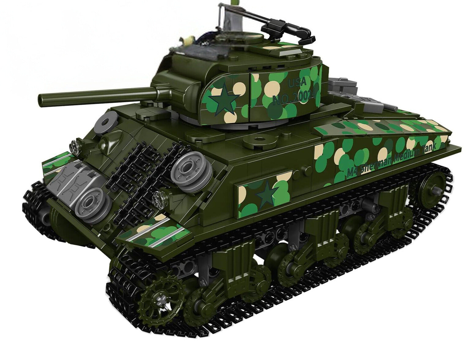 WWII - Remote Controlled U.S. M-4 Sherman Tank - Mil-Blox - Mil-Blox