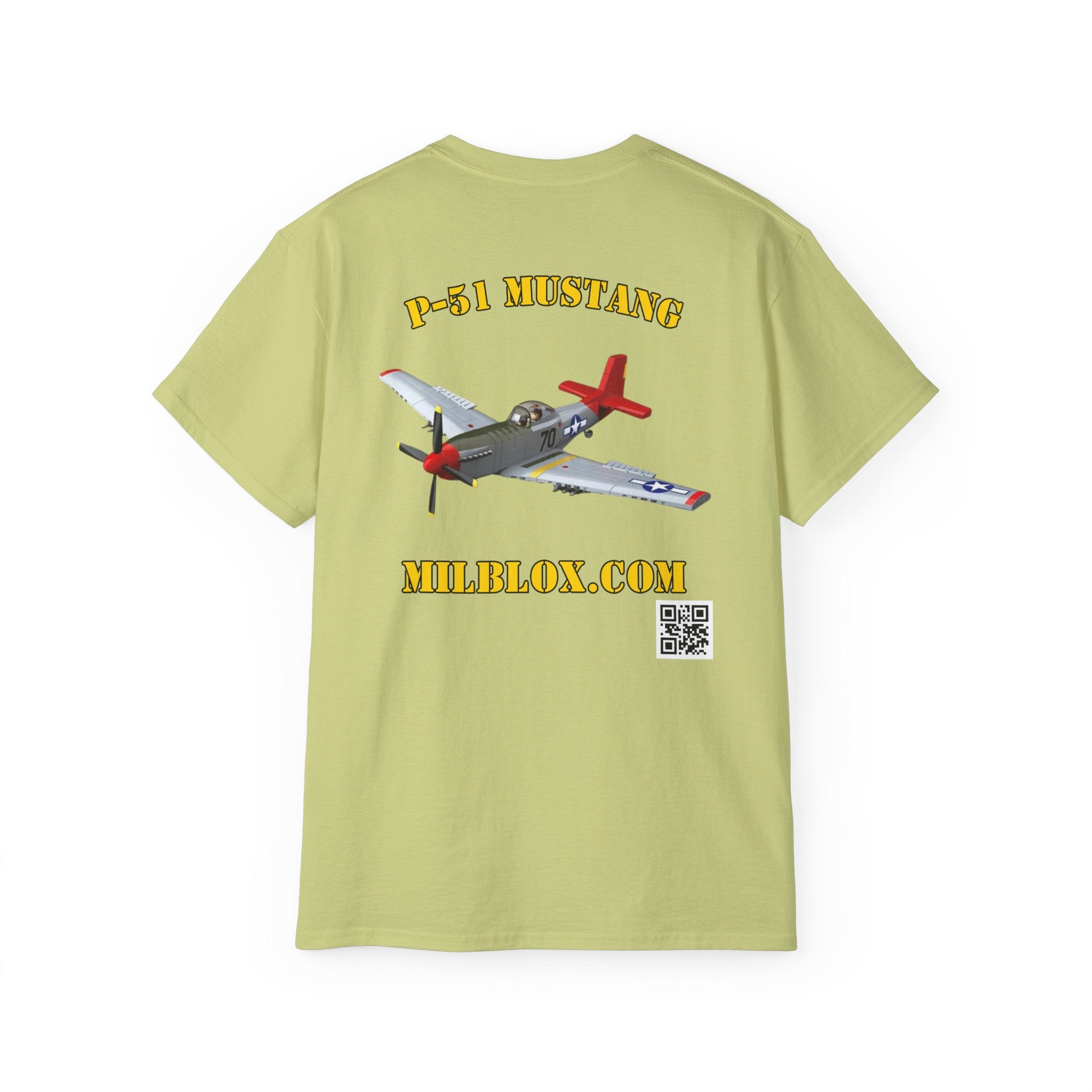 Mil-Blox - P-51 Mustang - Unisex Ultra Cotton Tee - Mil-Blox