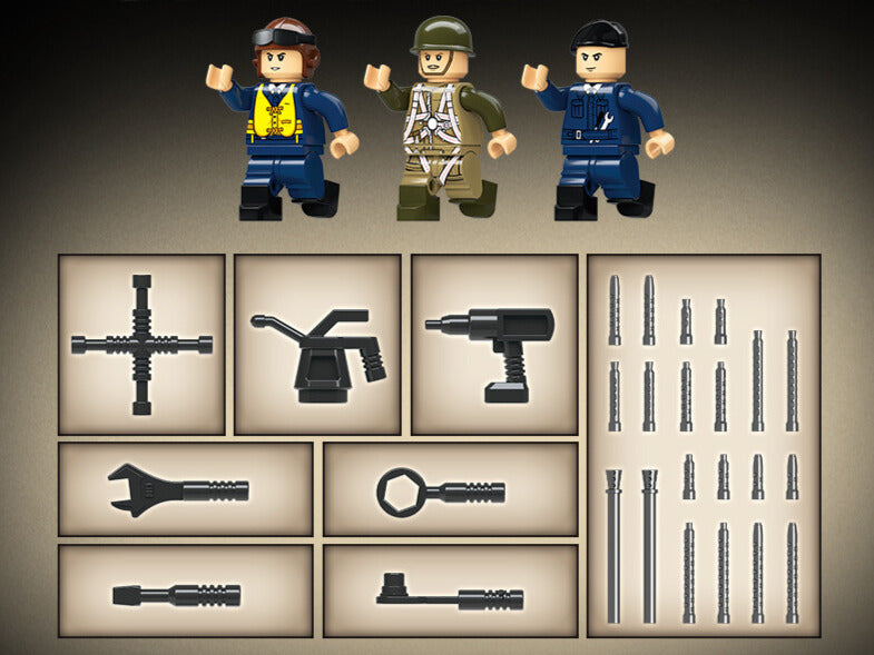 WWII - British Spitfire - Mil-Blox - Mil-Blox