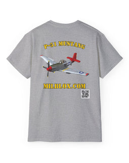 Mil-Blox - P-51 Mustang - Unisex Ultra Cotton Tee