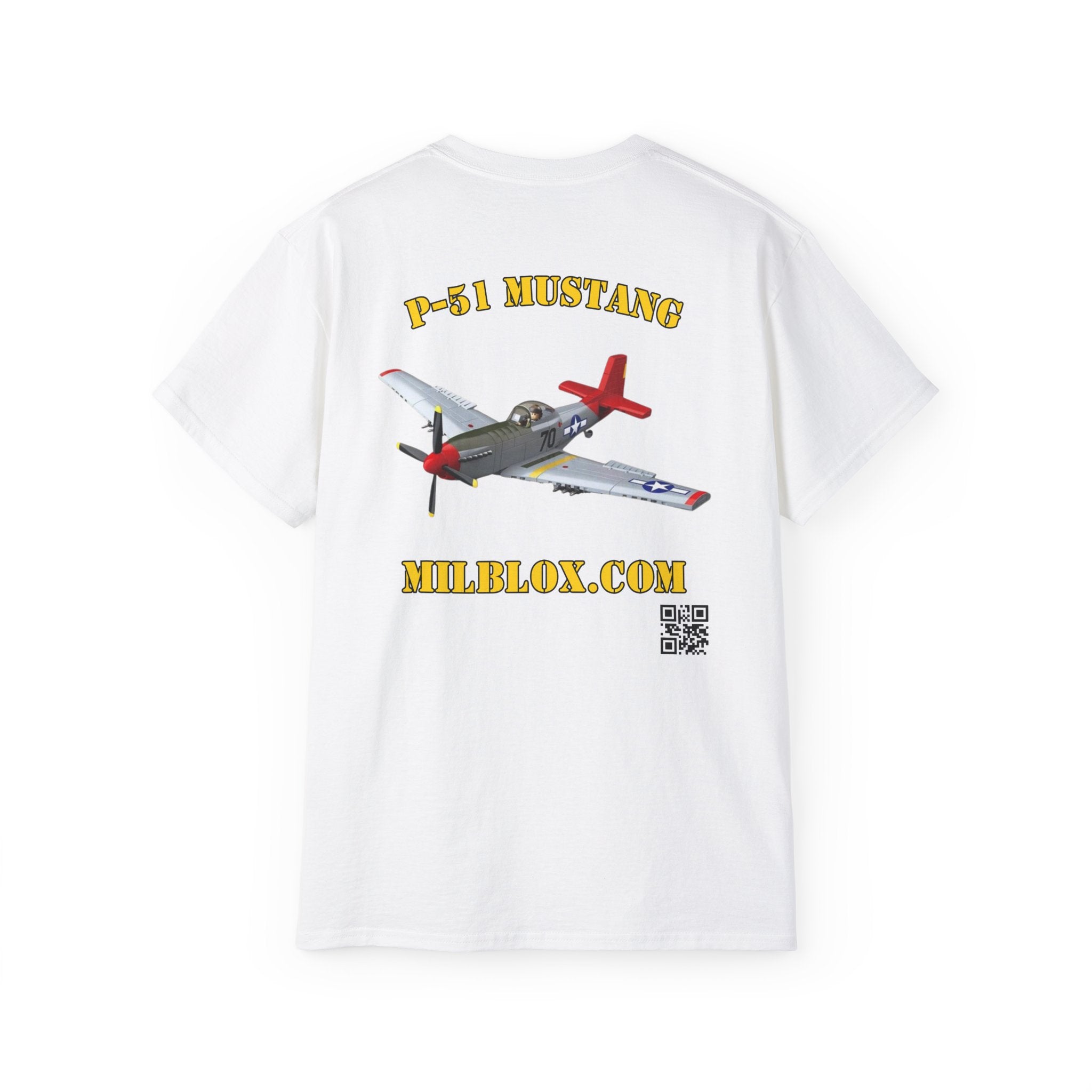 Mil-Blox - P-51 Mustang - Unisex Ultra Cotton Tee - Mil-Blox