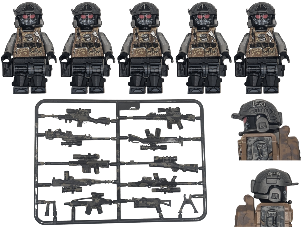 UK - Special Air Service SAS Ghost - 5- Blade Sniper Team - Mil-Blox - Mil-Blox