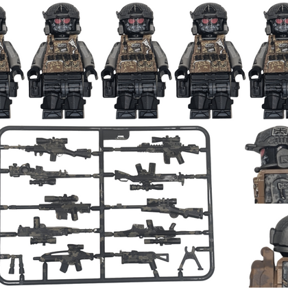 UK - Special Air Service SAS Ghost - 5- Blade Sniper Team - Mil-Blox