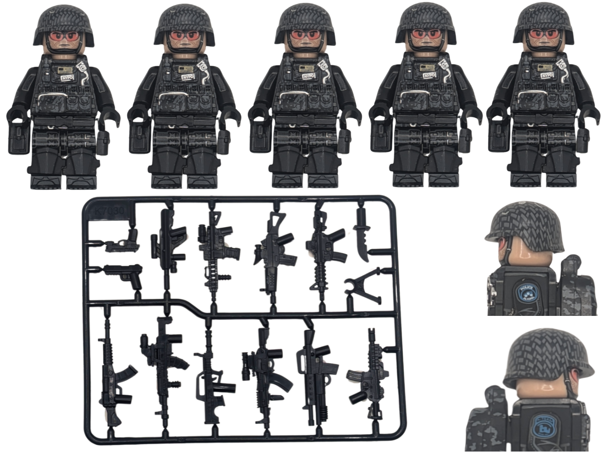 NYPD - Emergency Service Unit (ECU) - 5-Man Squad - Mil-Blox - Mil-Blox