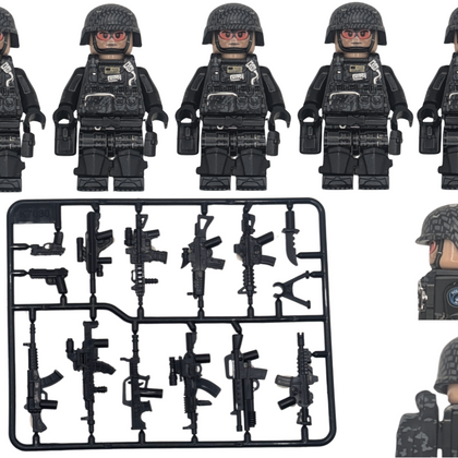 NYPD - Emergency Service Unit (ECU) - 5-Man Squad - Mil-Blox