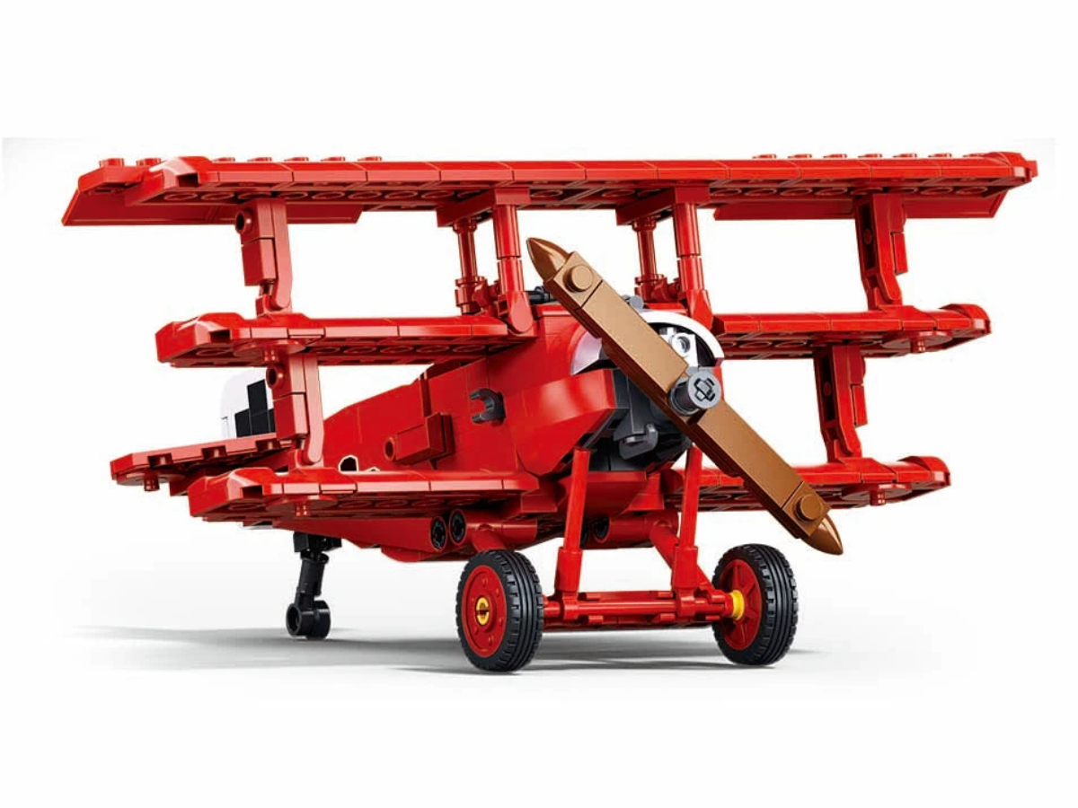 WWI - German Fokker DR-1S Red Baron Fighter - Mil-Blox - Mil-Blox