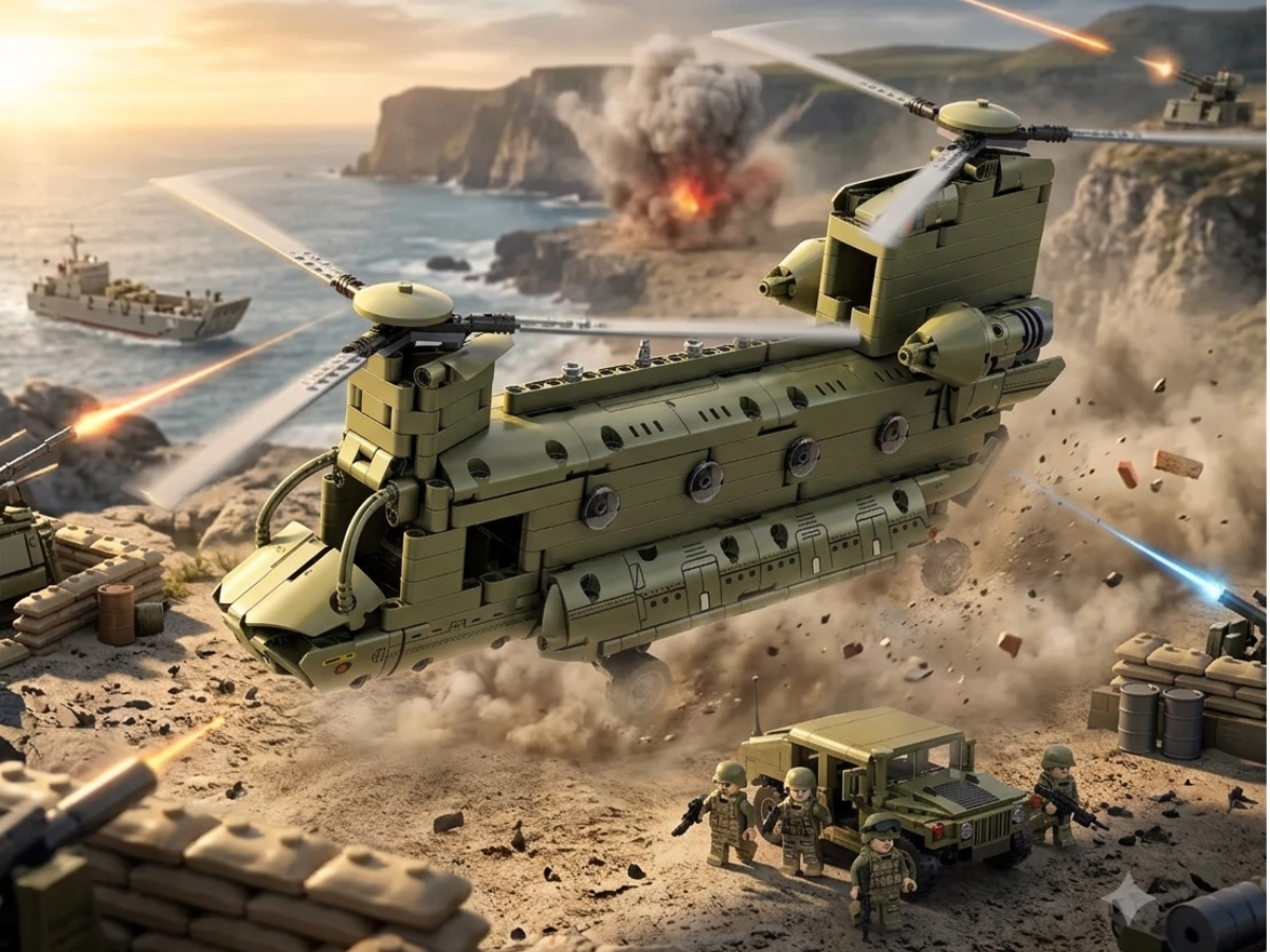 Marine CH-46 Sea Knight “Phrog” - Mil-Blox