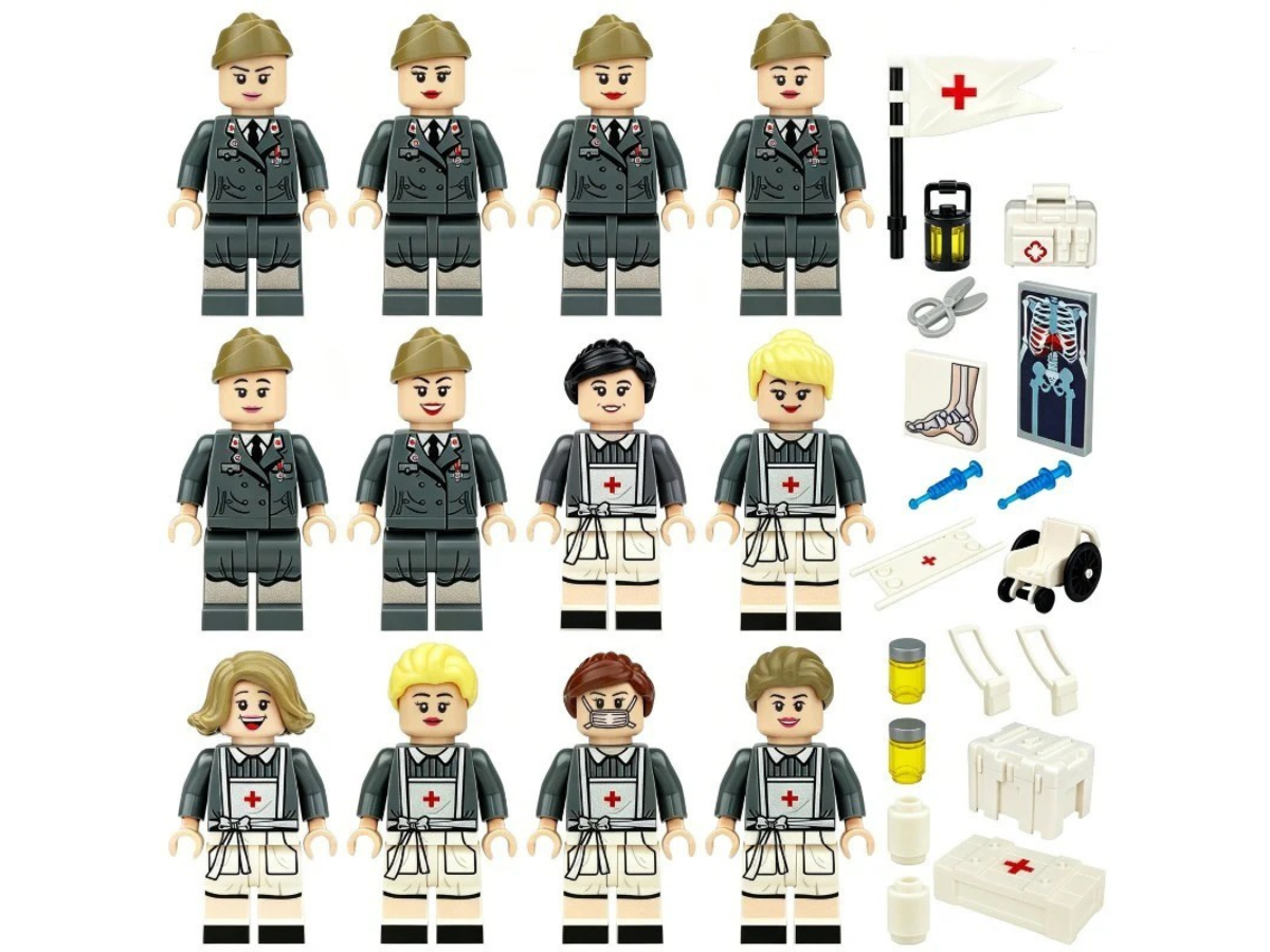WWII - U.S. Army Hospital Staff - 12 Man Squad - Mil-Blox