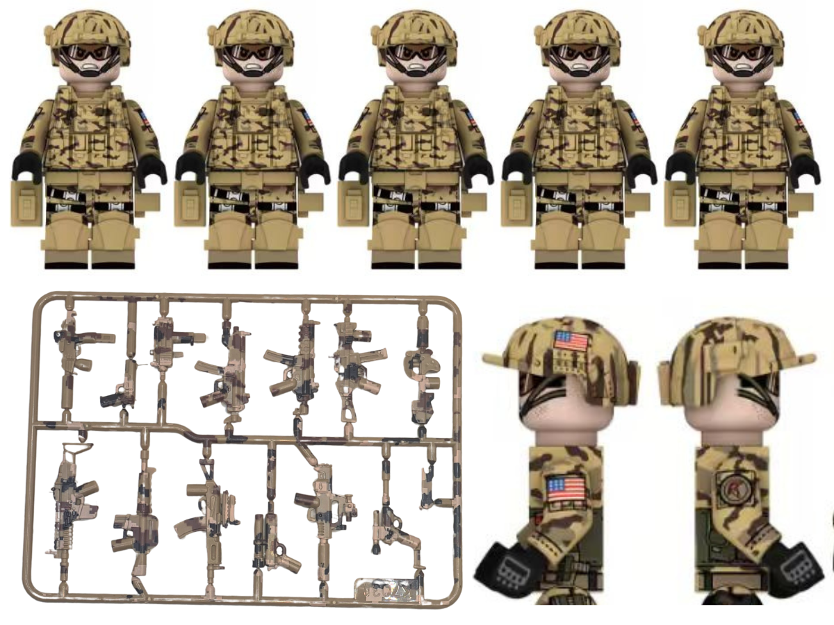 U.S. Army 5 Man Desert Team - Mil-Blox