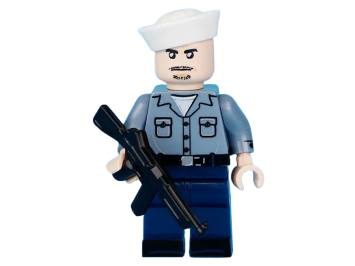 WWII - U.S. Navy Sailor In Dungarees - Mil-Blox