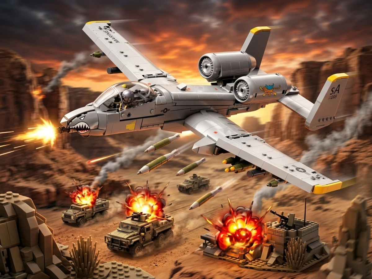 A-10 Shark Grin Warthog - Mil-Blox