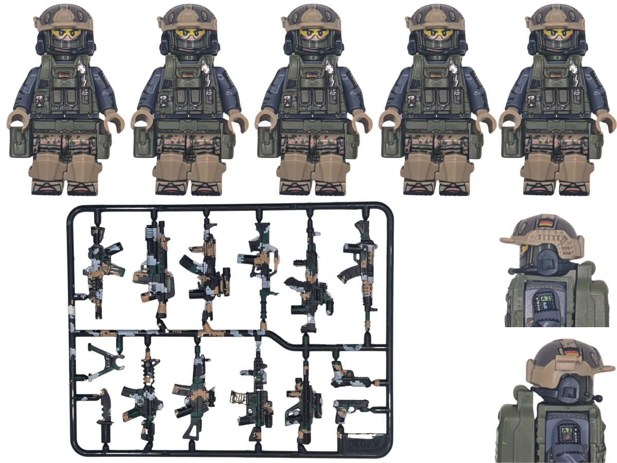 German - KSK Kommando Spezialkräfte - 5-Man Squad - Mil-Blox