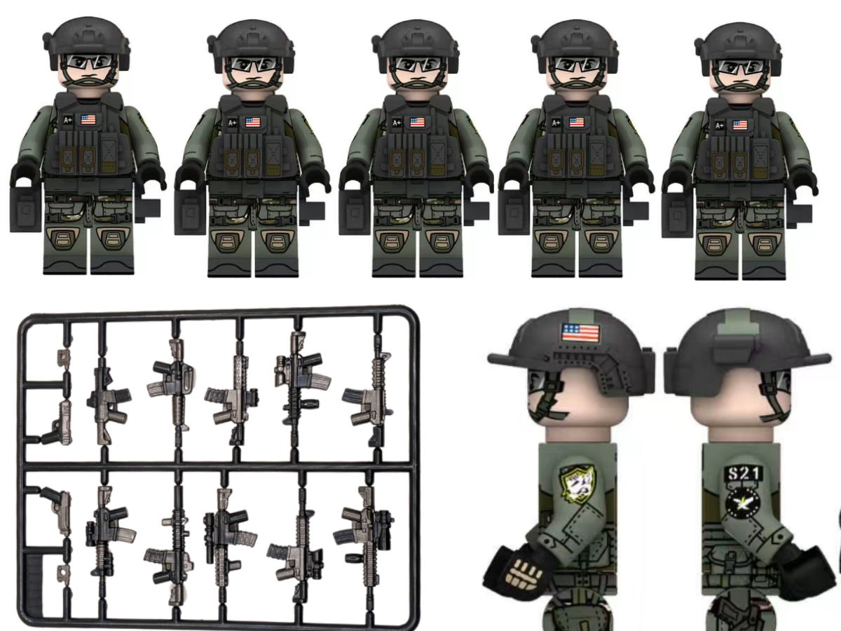 FBI SWAT 5 Man Squad - Mil-Blox
