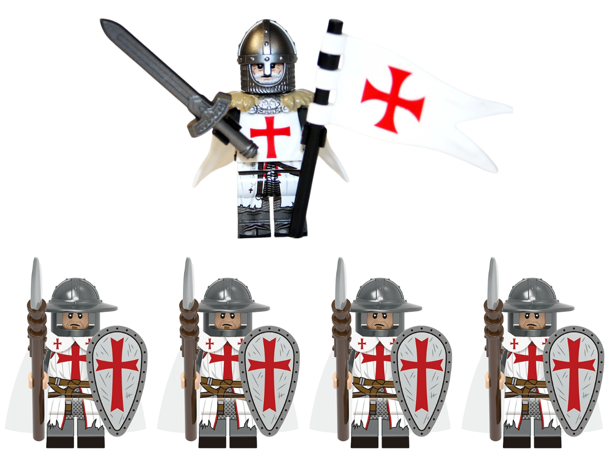 Knights Templar 5 Man Squad - Mil-Blox