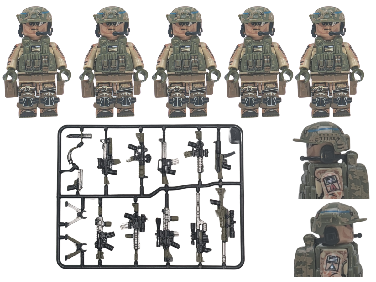 U.S. Army - Delta Force - 5-Man Squad - Mil-Blox - Mil-Blox