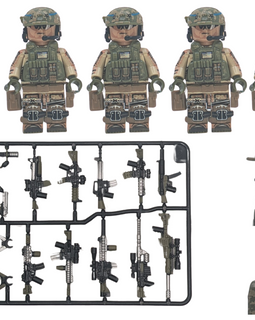 U.S. Army - Delta Force - 5-Man Squad - Mil-Blox