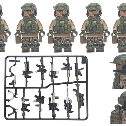 U.S. Army - Delta Force - 5-Man Squad - Mil-Blox