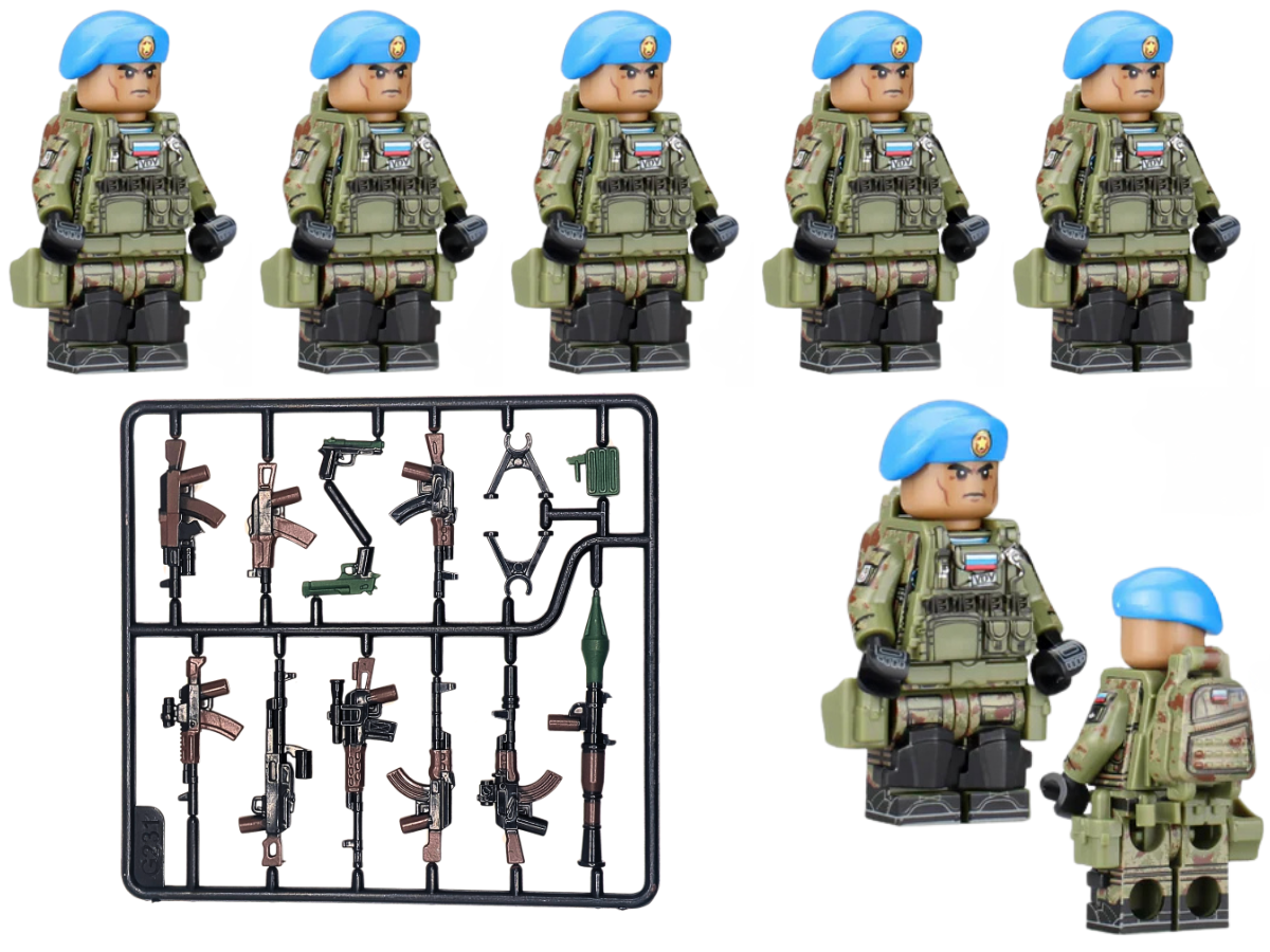 Russian VDV Paratroopers 5-Man Squad - Mil-Blox