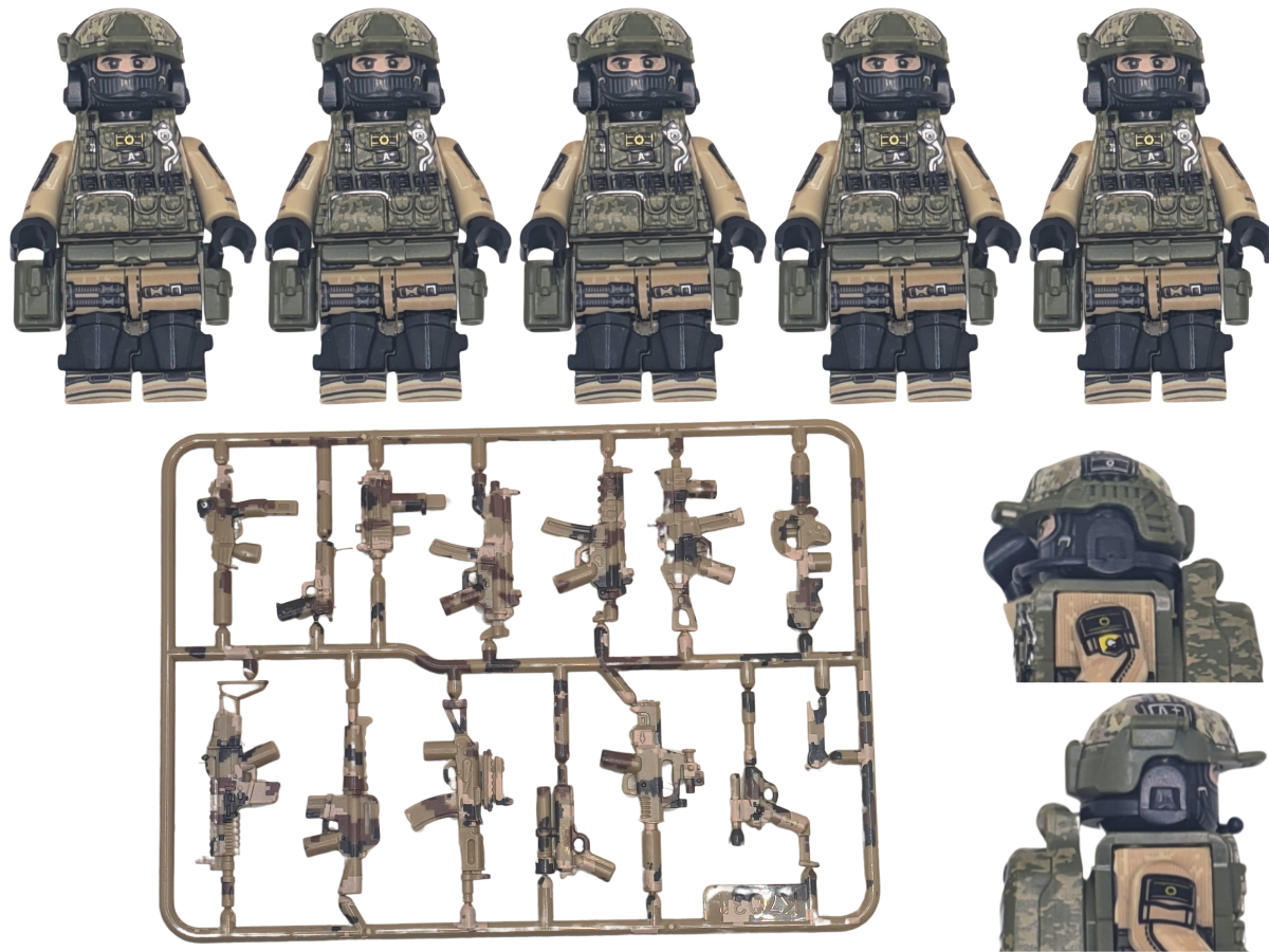 Israeli - Mossad Commandos - 5-Man Squad - Mil-Blox - Mil-Blox