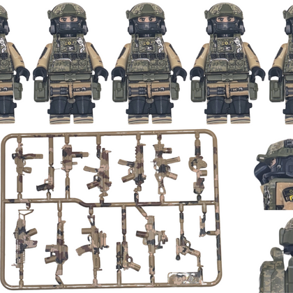 Israeli - Mossad Commandos - 5-Man Squad - Mil-Blox