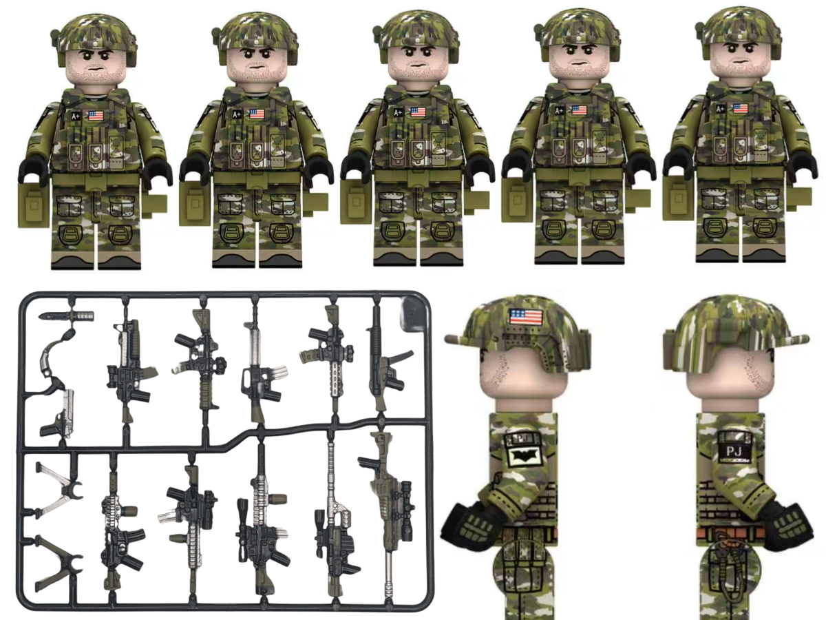 U.S. Air Force Pararescuemen PJ 5 Man Squad - Mil-Blox