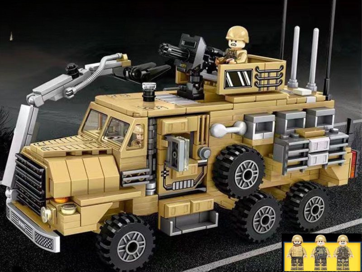 Buffalo MRAP (Mine-Resistant Ambush Protected) With IED Removal Arm- Mil-Blox