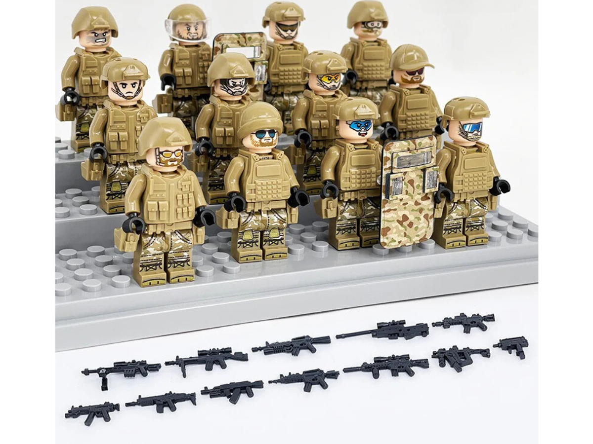 The Elite Guardians: Valor Guard - 12 Man Squad - Mil-Blox - Mil-Blox