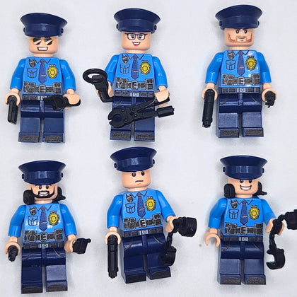 Uniformed Police Squad - 6 Man Team - Mil-Blox