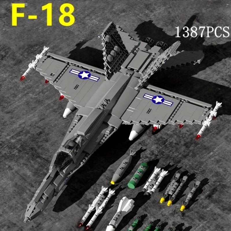 F-18 Hornet Fighter Jet - Mil-Blox - Mil-Blox
