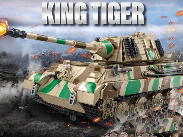 WWII - Remote Controlled German King Tiger Tank - Legendary Series - Mil-Blox - Mil-Blox