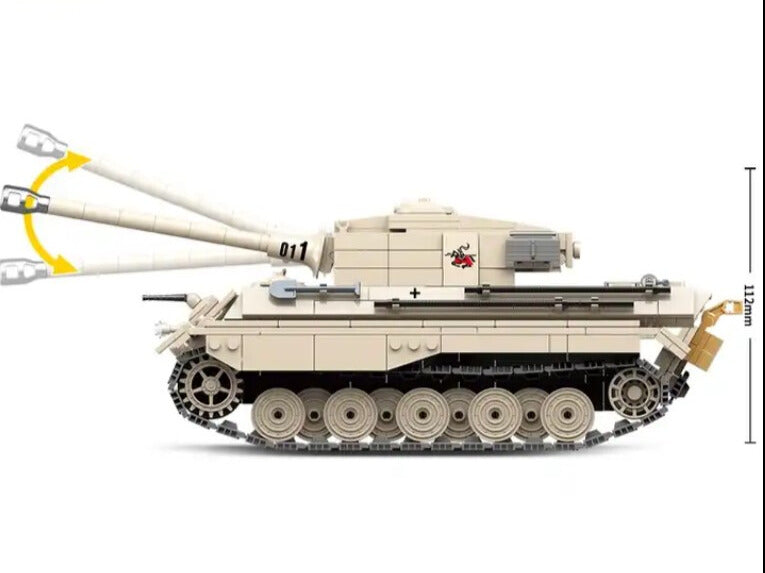 WWII - German King Tiger Tank - Mil-Blox - Mil-Blox