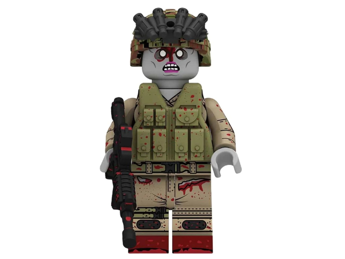 Modern Female Soldier Zombie - Mil-Blox