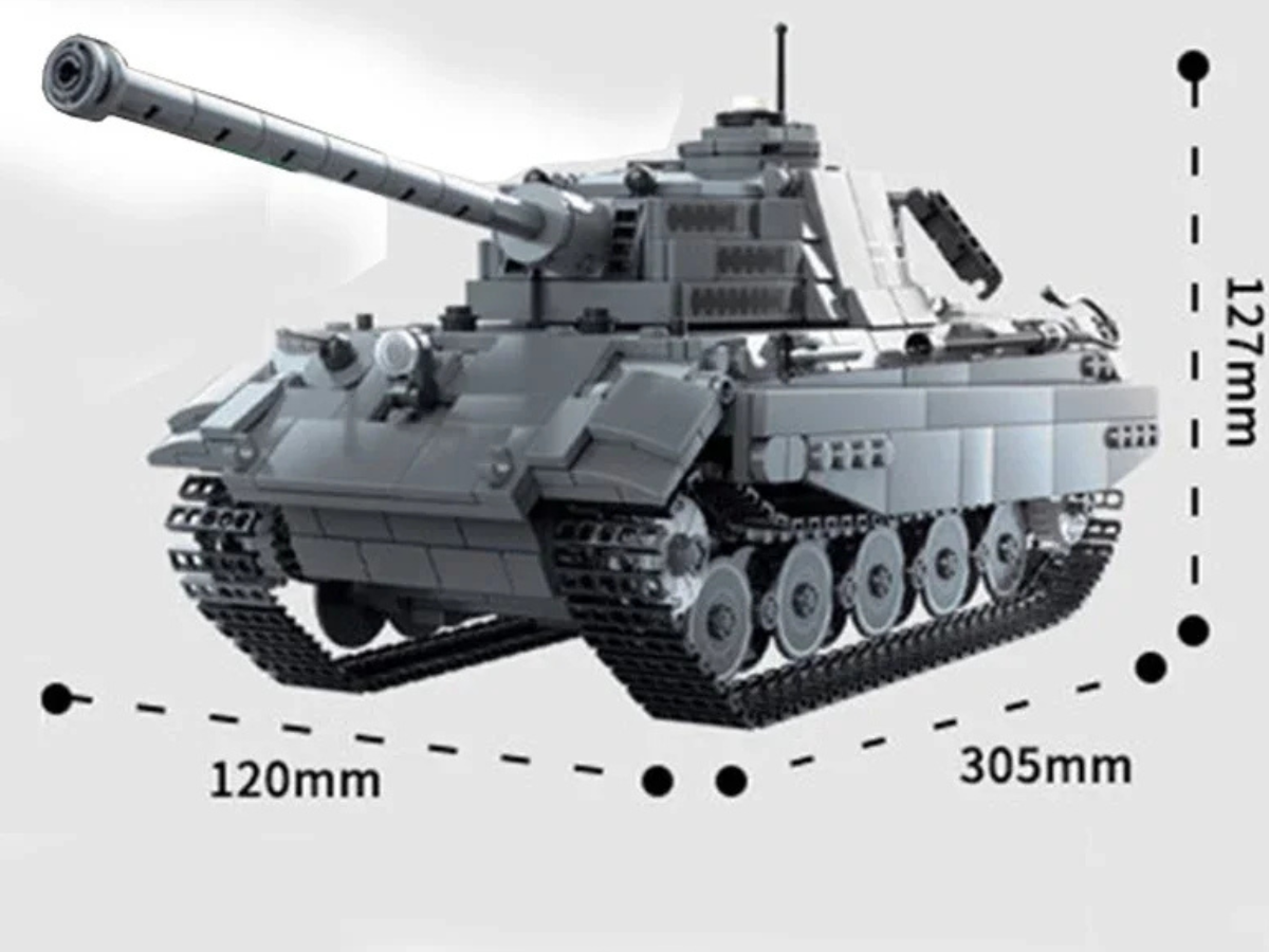 WWII - German Tiger II Tank - Mil-Blox