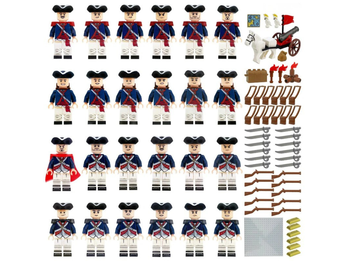 American Revolution Continental Army - 24 Man - Mil-Blox