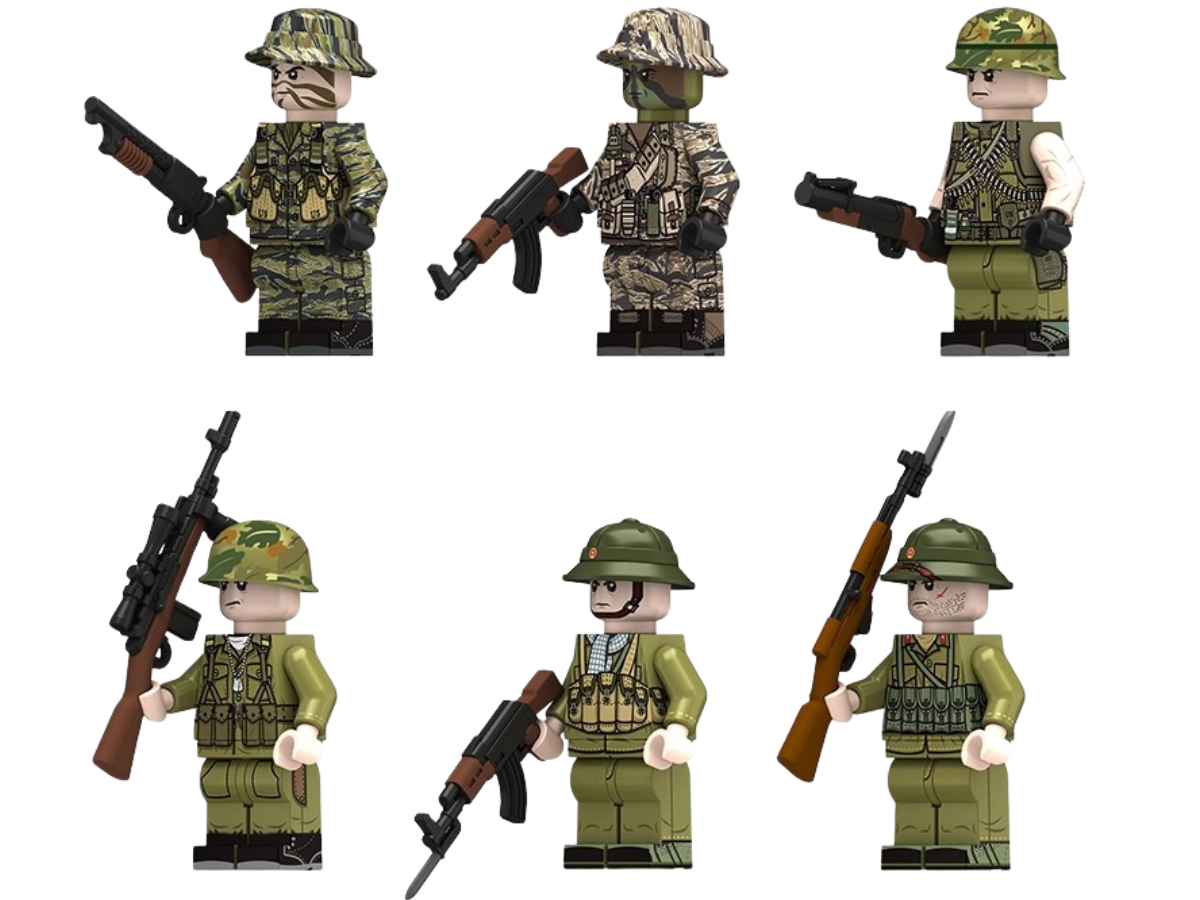Vietnam Era 6 Man Set - Mil-Blox