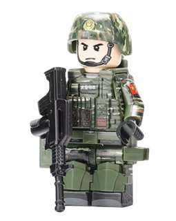 Chinese Snow Leopards Commandos 5-Man Squad - Mil-Blox