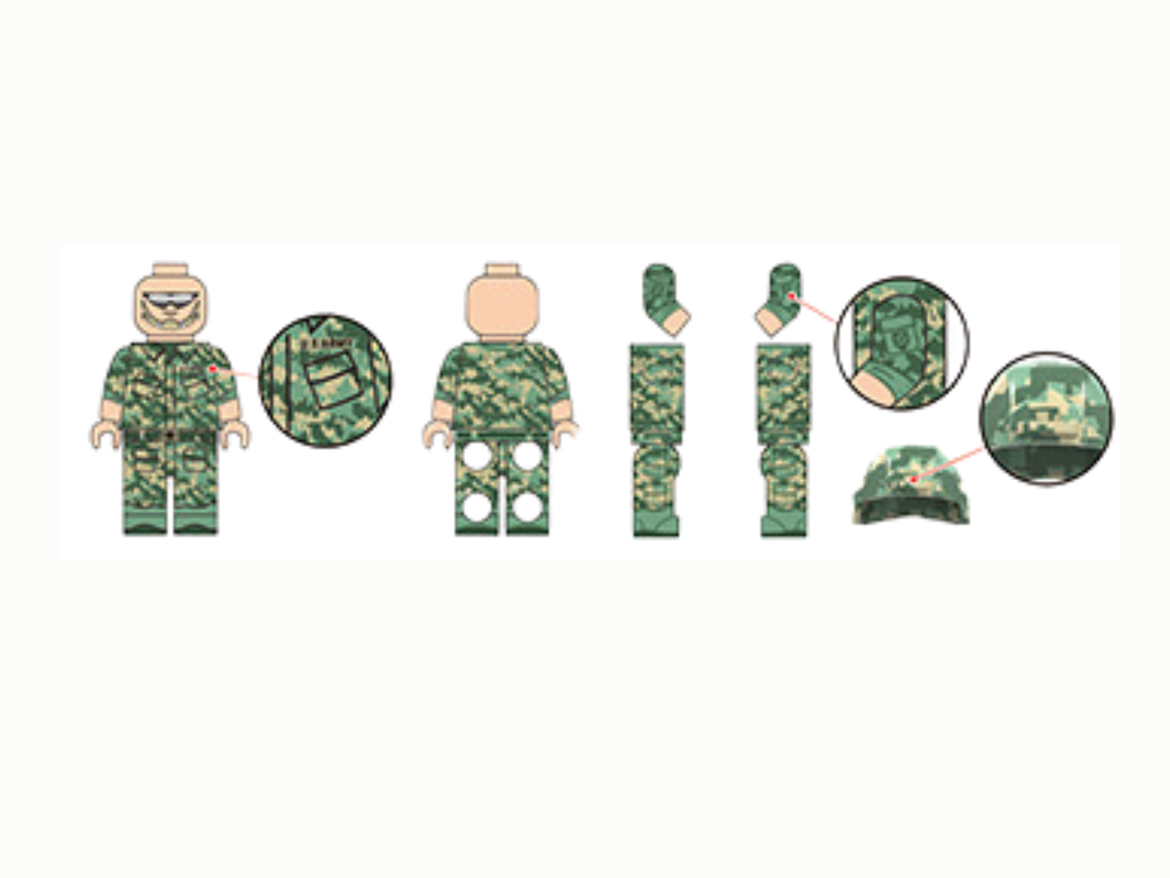 US Army Corp of Engineers Soldier - Mil-Blox - Mil-Blox