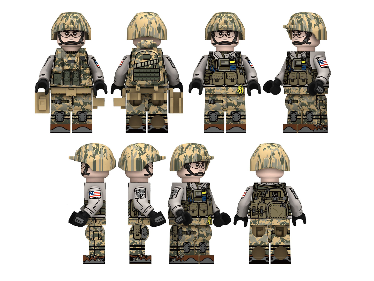U.S. CIA Contractor 5 Man Squad - Mil-Blox