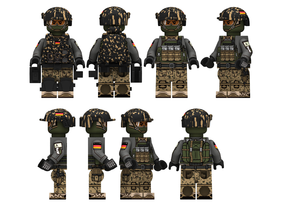 German Bundeswehr Federal Defense 5 Man Squad - Mil-Blox