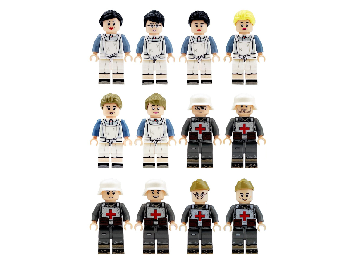 WWII - German Field Hospital Staff - 12 Man - Mil-Blox